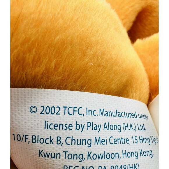 Vintage Care Bears Orange Tender Heart Bear Plush Stuffed Animal Play Along 9" - Picture 9 of 9